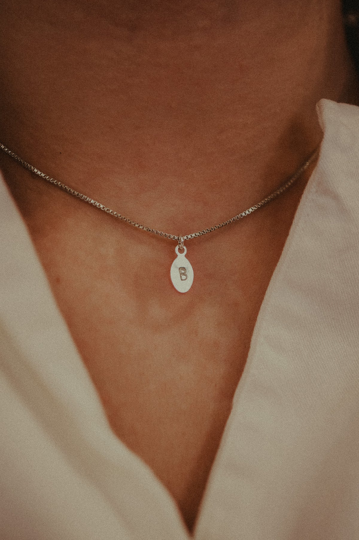 Monogram Oval Charm