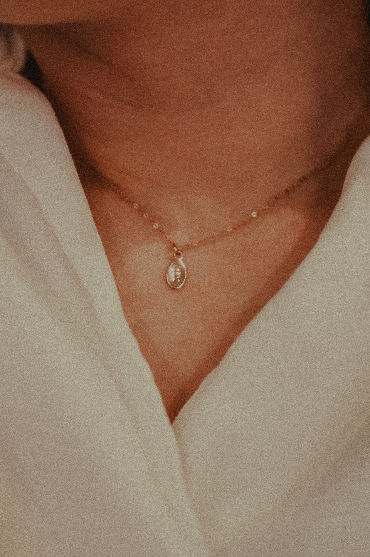 Monogram Oval Charm