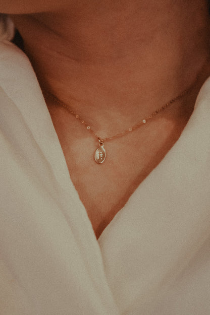 Monogram Oval Charm