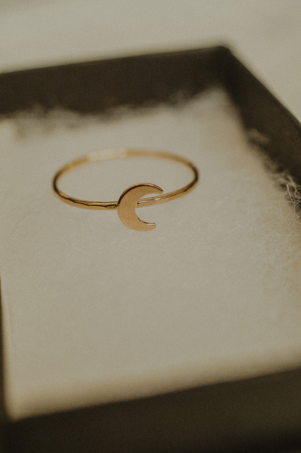 Moon Ring, 14K Gold Fill