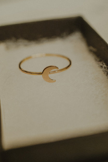 Moon Ring, 14K Gold Fill