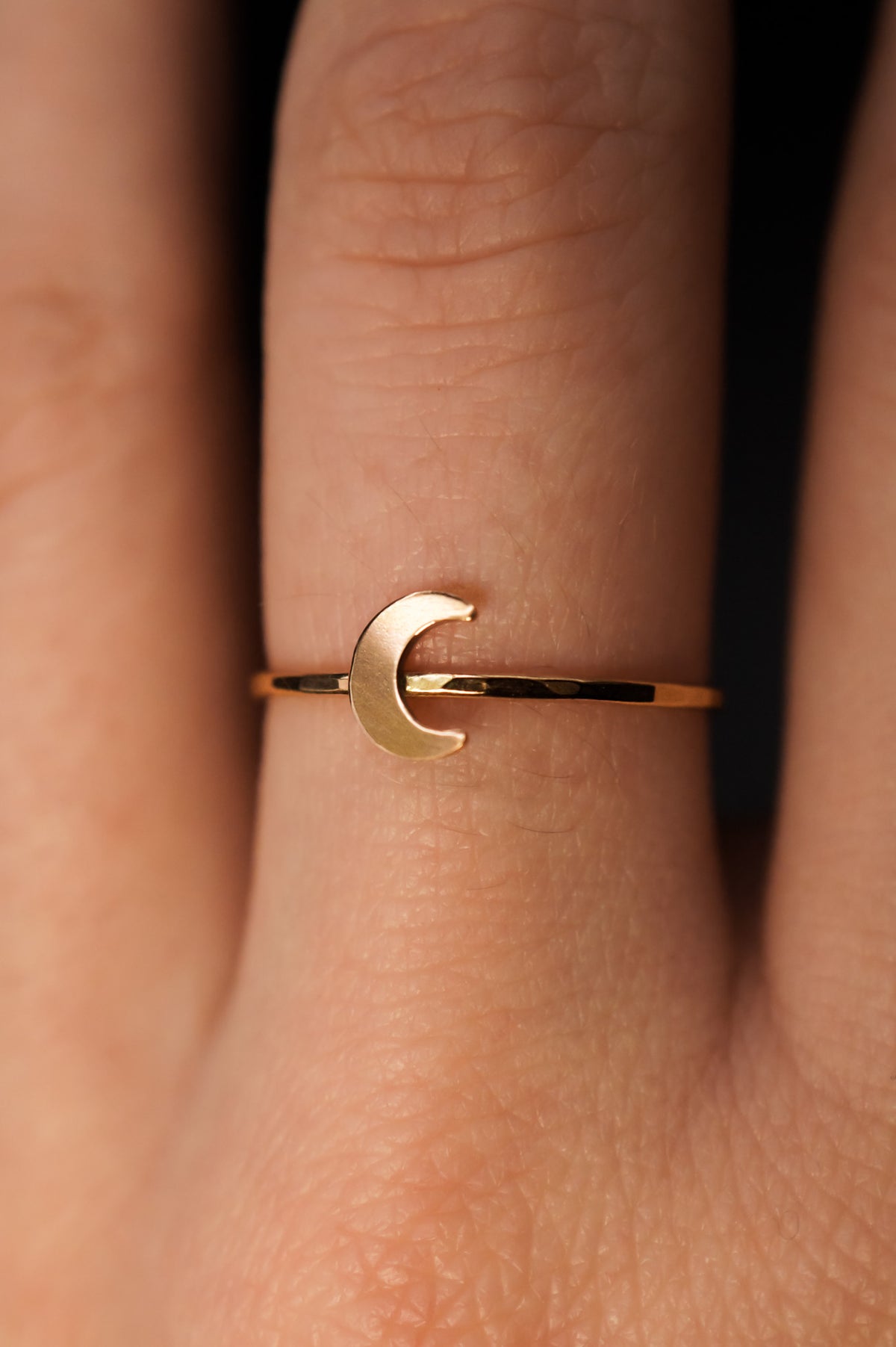 Moon Ring, 14K Gold Fill