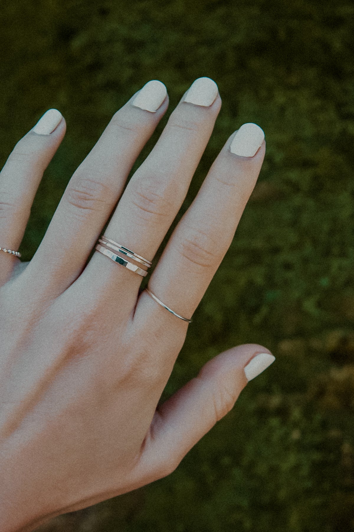 Medium Thick Ring, Sterling Silver