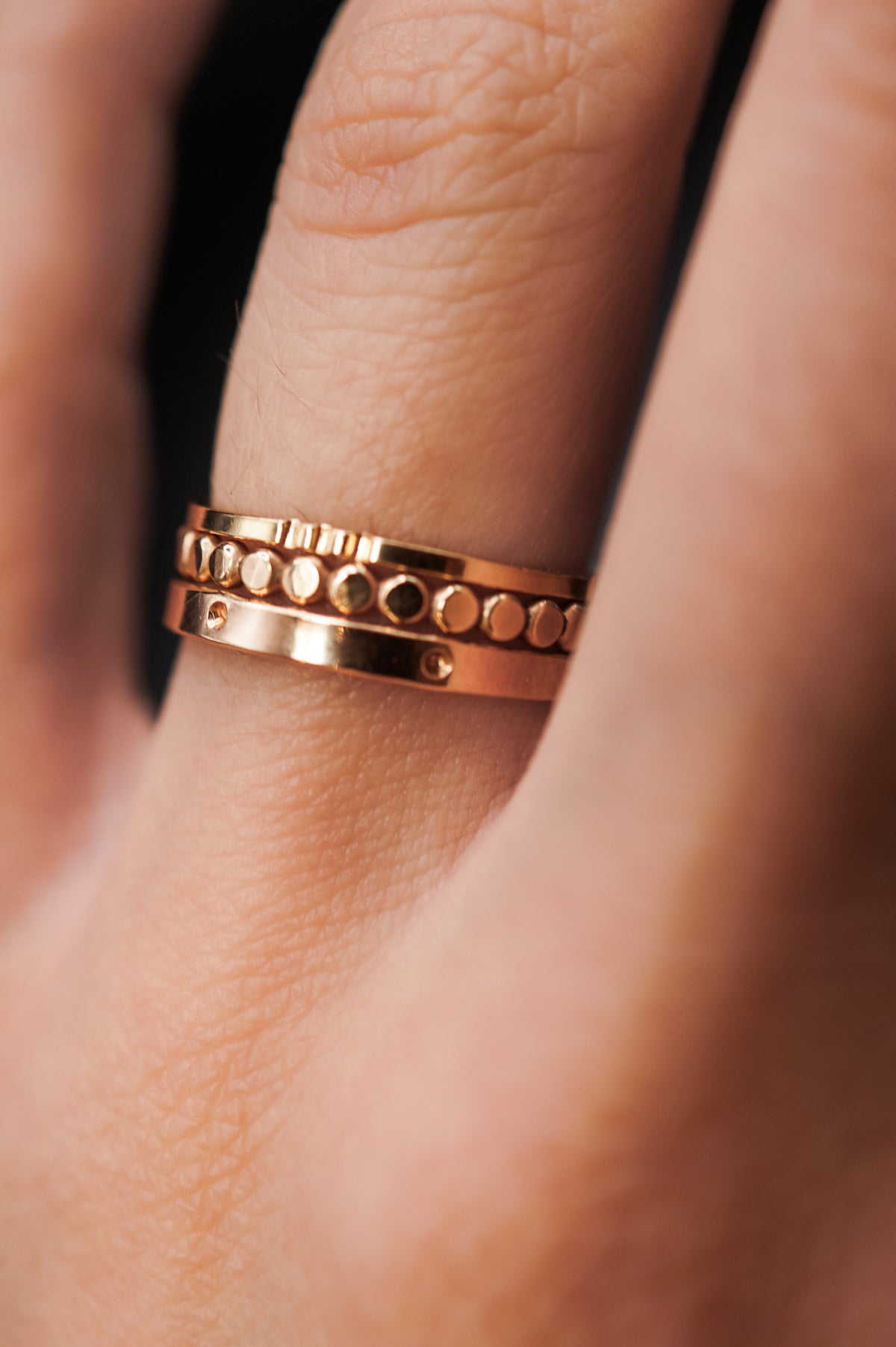 Mini Bead Ring, 14K Gold Fill