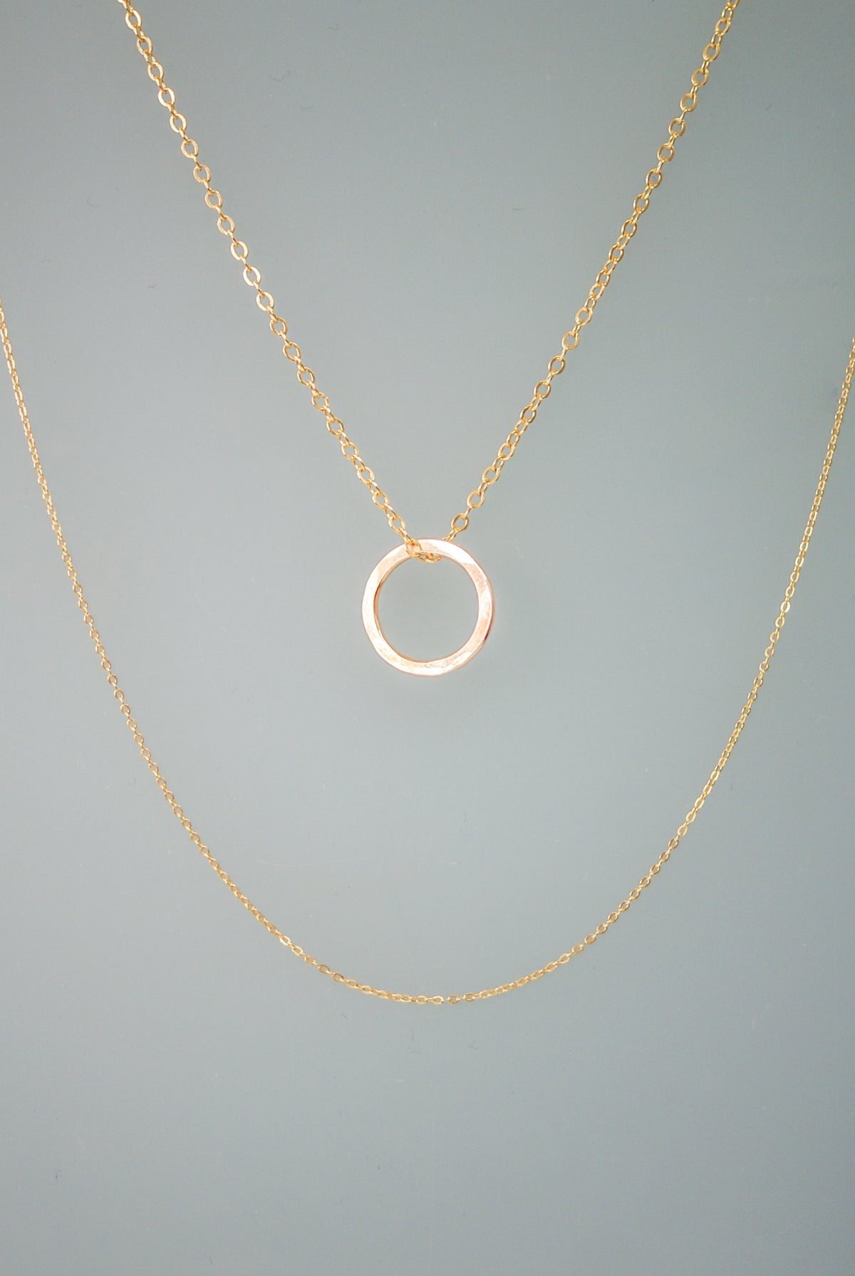 Mini Open Circle Necklace
