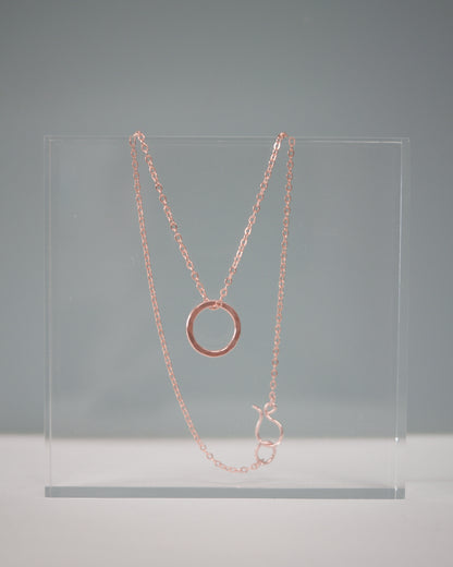 Mini Open Circle Necklace