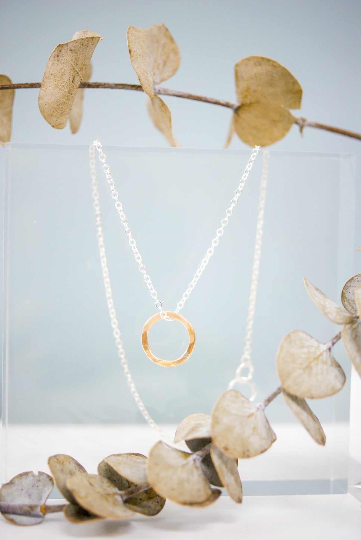 Mini Open Circle Necklace