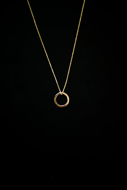 Mini Open Circle Necklace