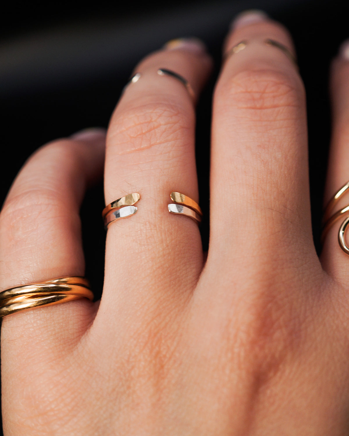 Open Stacker Ring, 14K Gold Fill