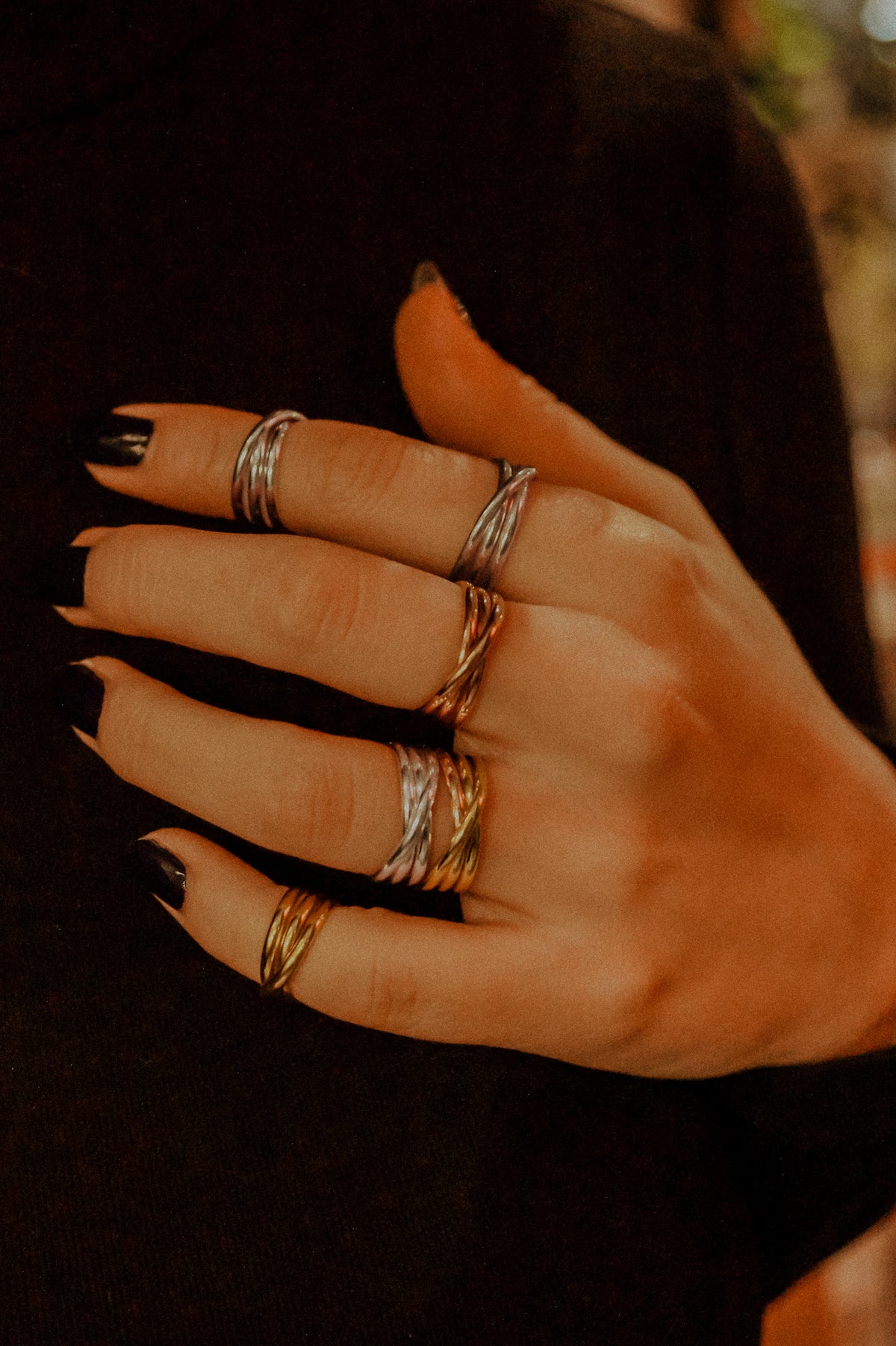 Overlap Ring, 14K Gold Fill