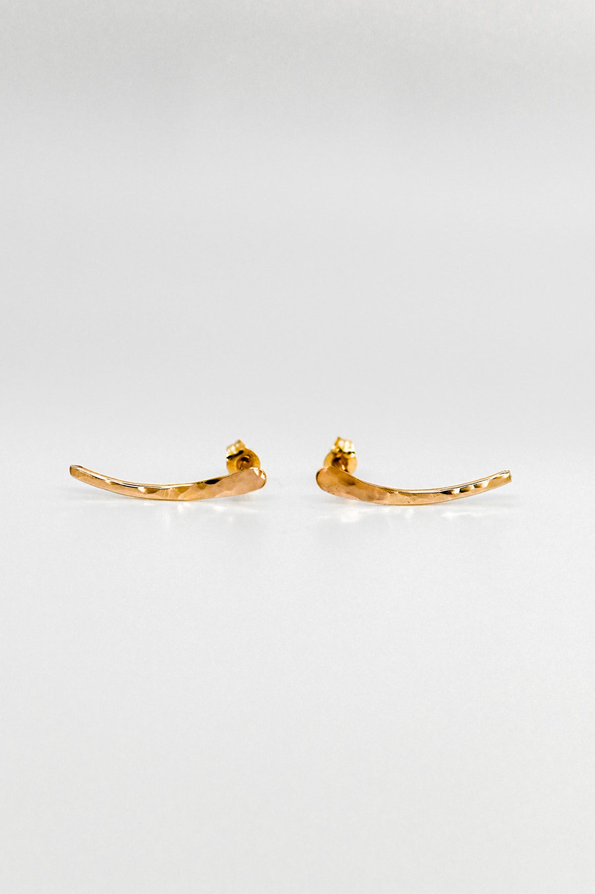 Ear Climber Earring, Solid 14K Gold