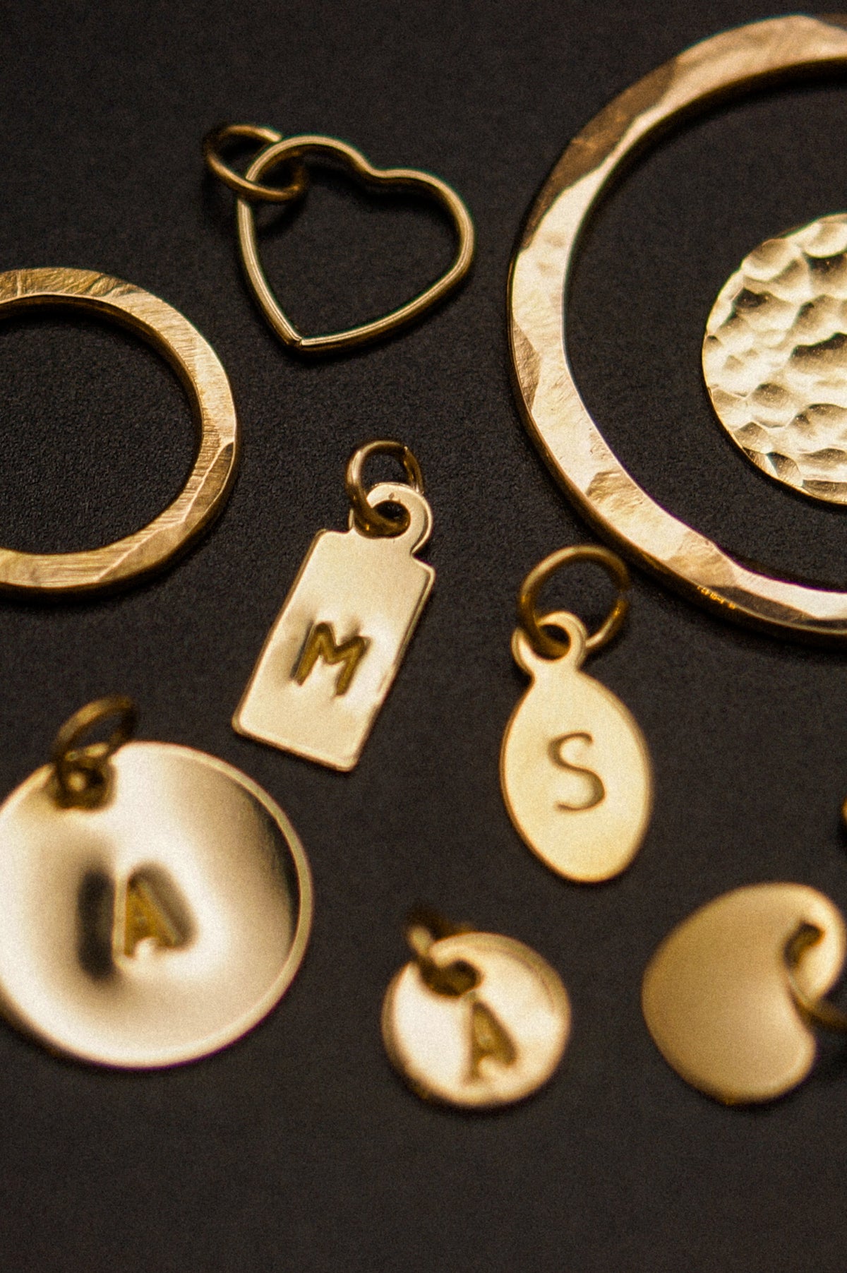 Monogram Rectangle Charm