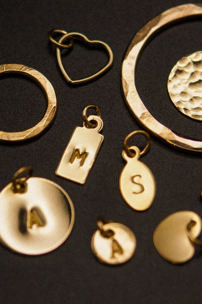 Monogram Rectangle Charm