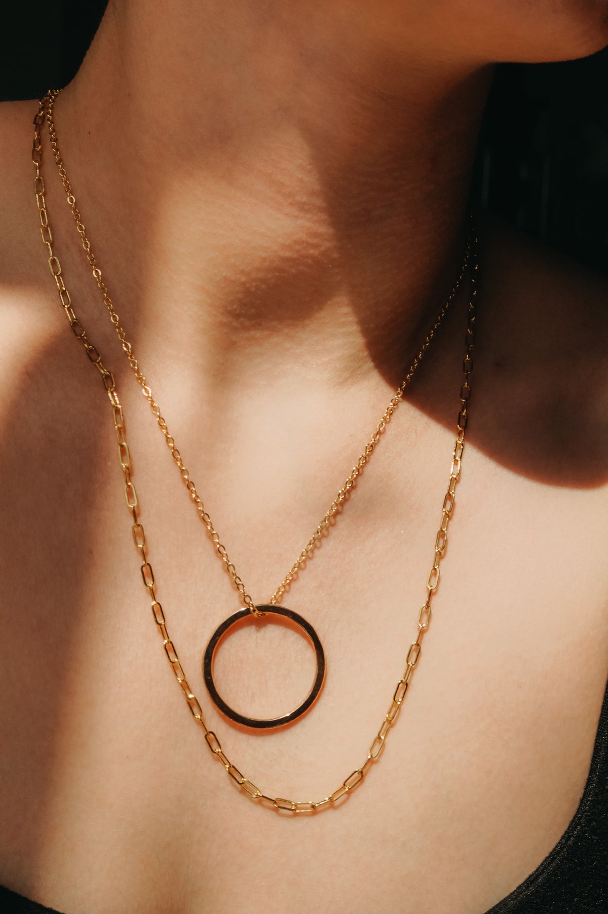 Small Open Circle Pendant