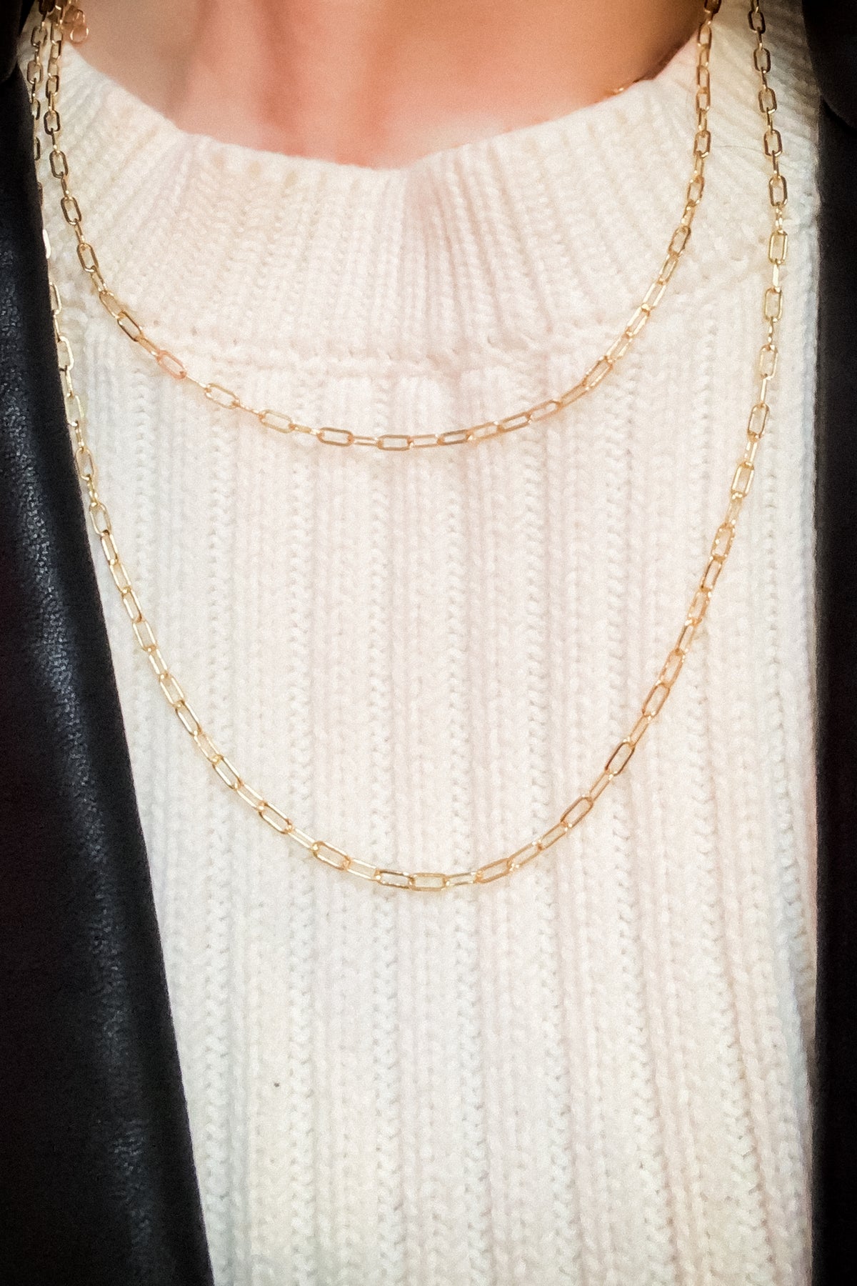 Rectangle Chain Necklace