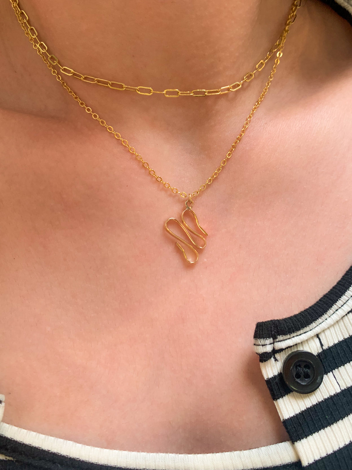 Rectangle Chain Necklace