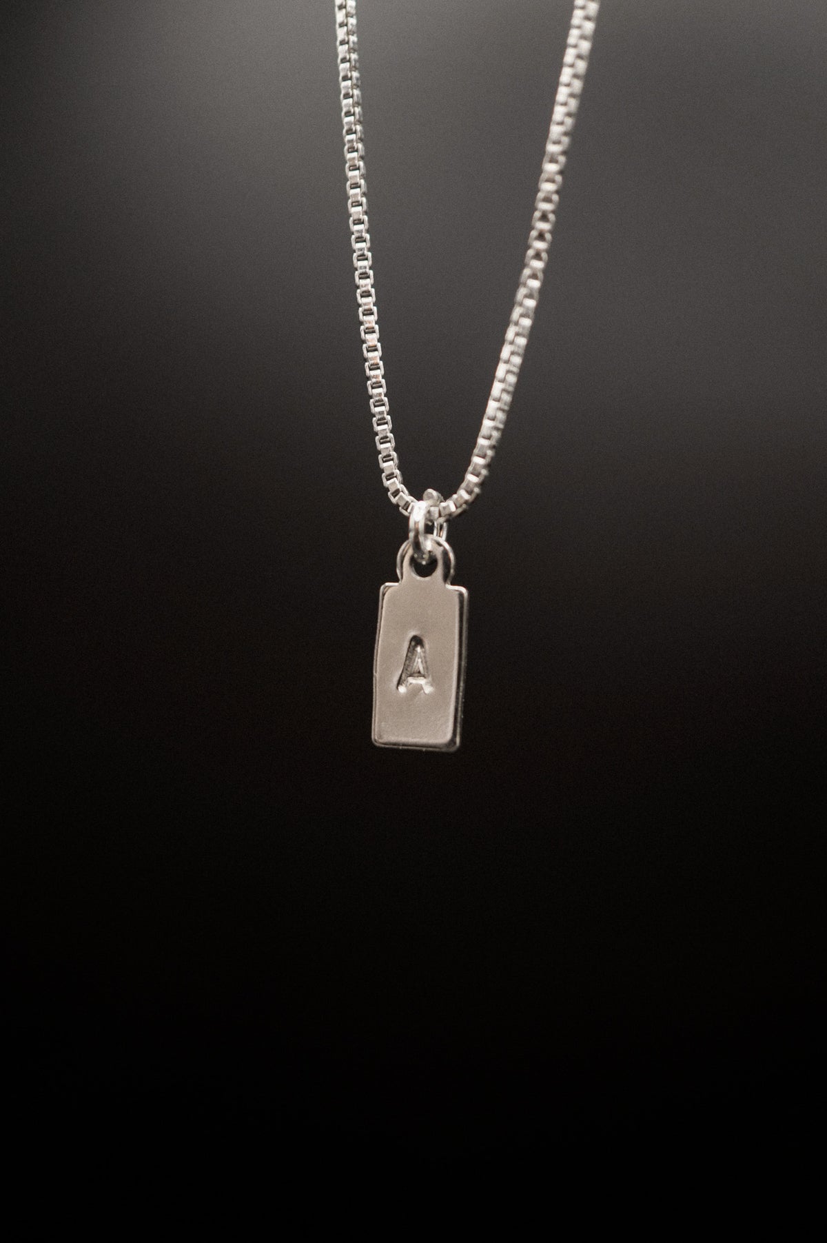 Monogram Rectangle Charm