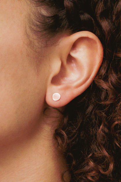 Dot Stud Earrings, Gold Fill, Rose Gold Fill or Sterling Silver