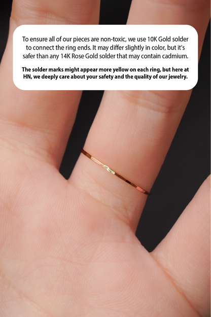 Closed Knot Ring, 14K Rose Gold Fill
