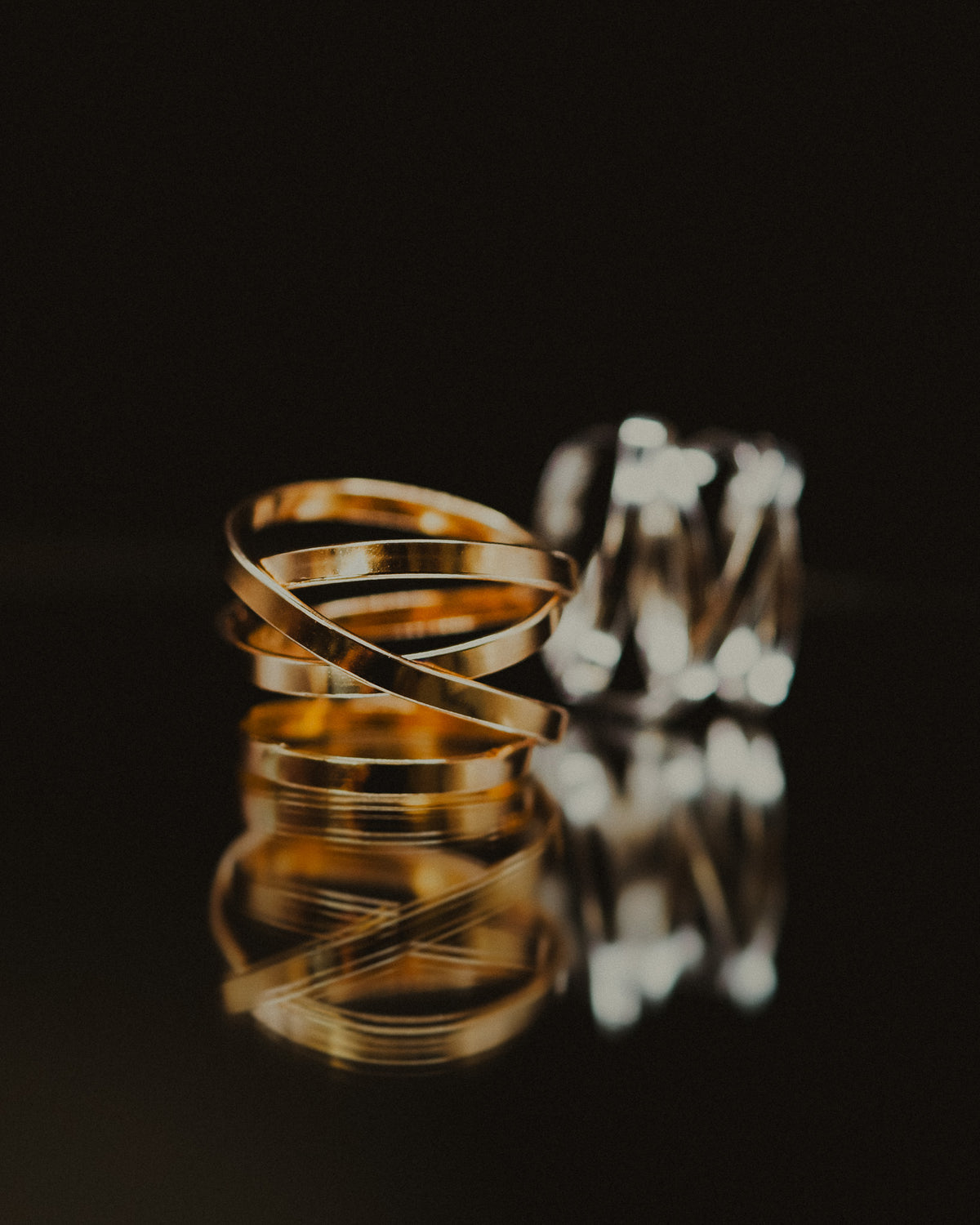 Ribbon Wraparound Ring, 14K Gold Fill