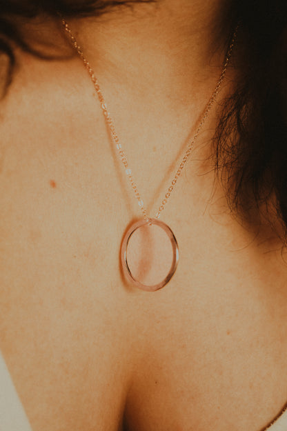 Small Open Circle Pendant