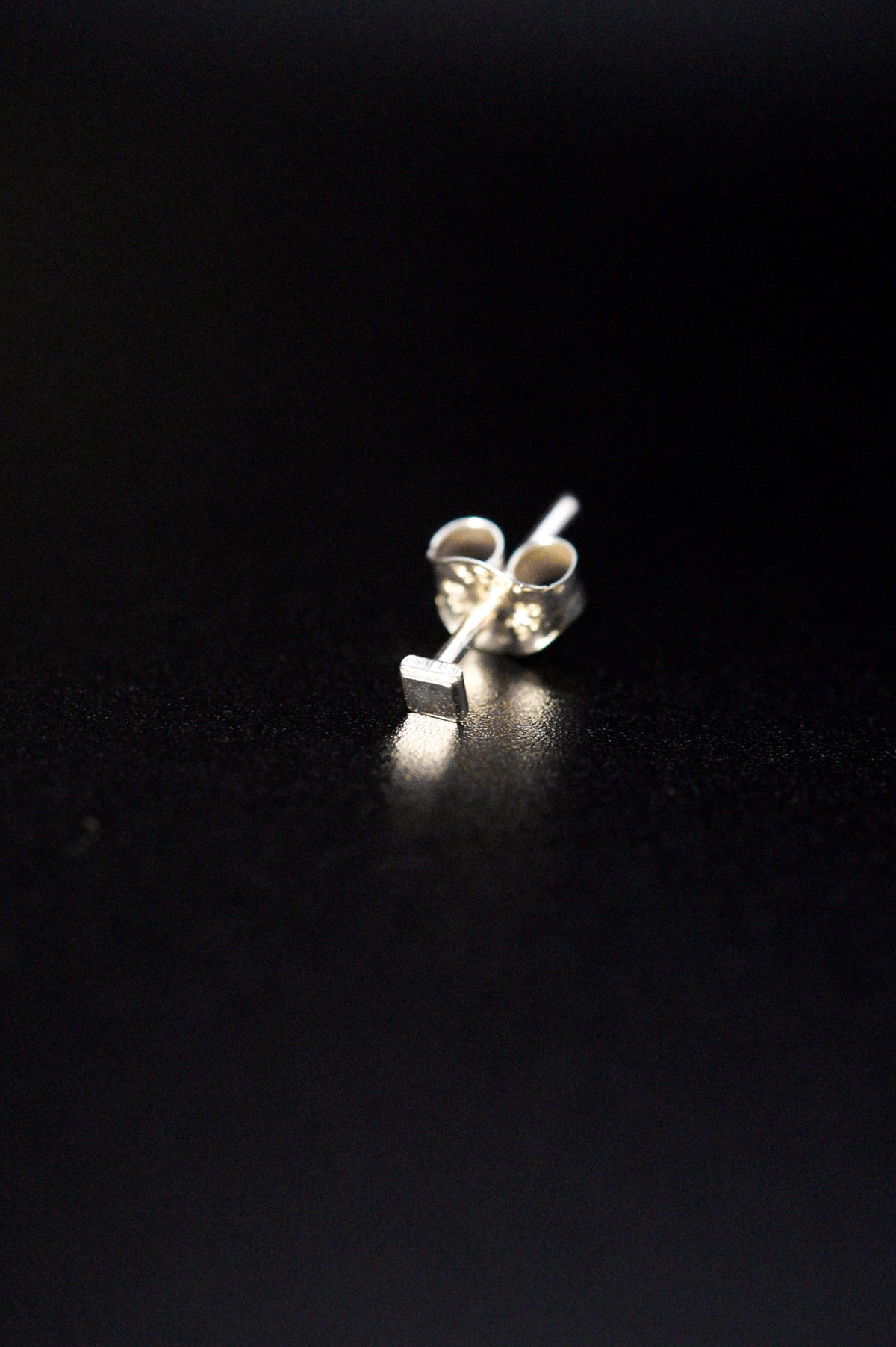 Square Mirror Stud Earrings, Gold Fill, Rose Gold Fill, or Sterling Silver