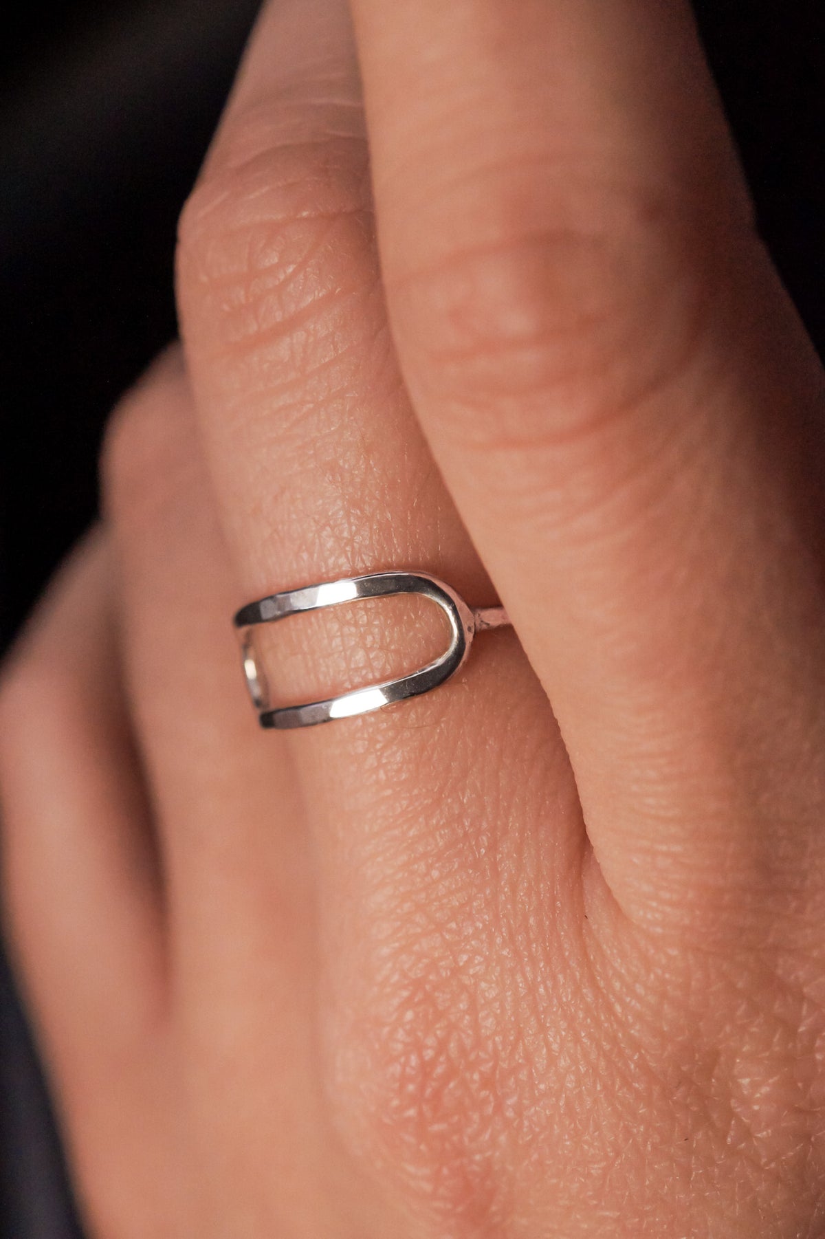Stadium Ring, Sterling Silver