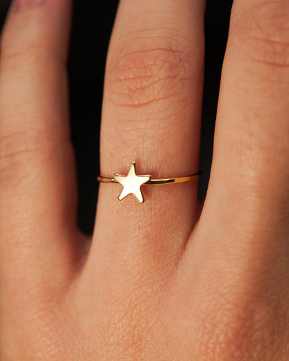 Star Ring, 14K Gold Fill