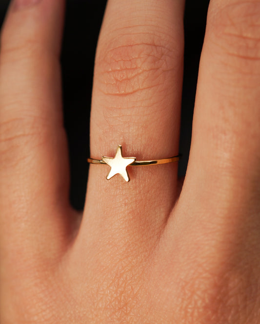 Star Ring, 14K Gold Fill
