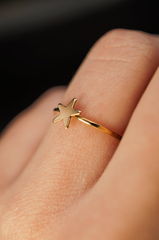 Star Ring, 14K Gold Fill