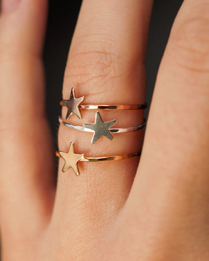 Star Ring, 14K Gold Fill