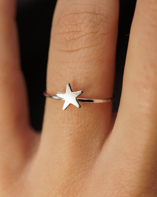 Star Ring, Sterling Silver
