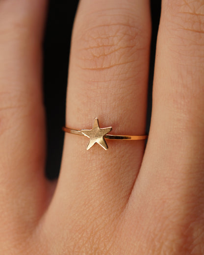 Star Ring, 14K Gold Fill