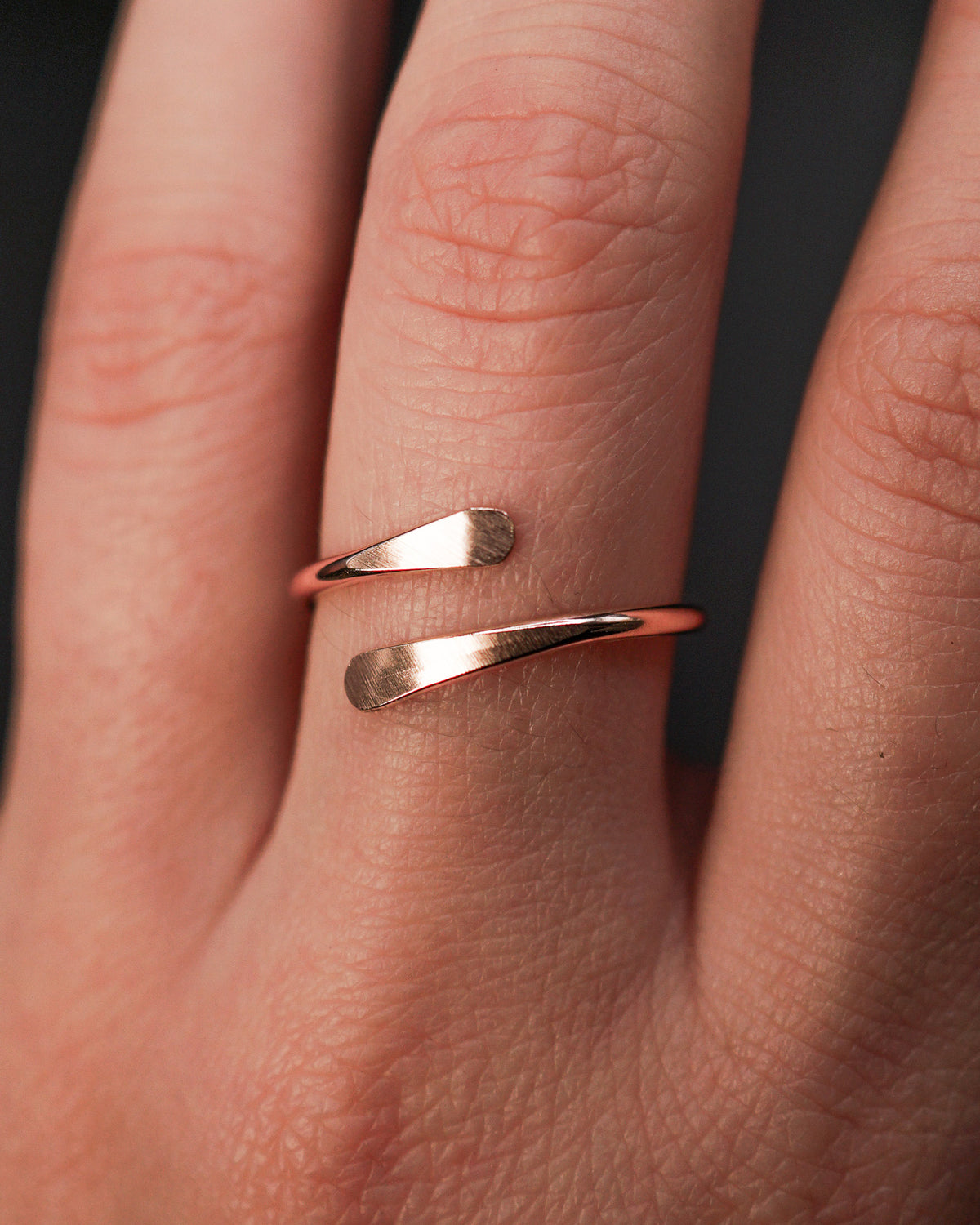 Sunburst Ring, 14K Rose Gold Fill