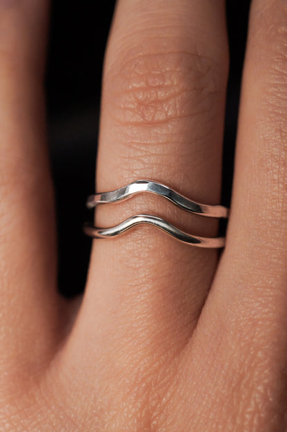 Teardrop Ring, Sterling Silver