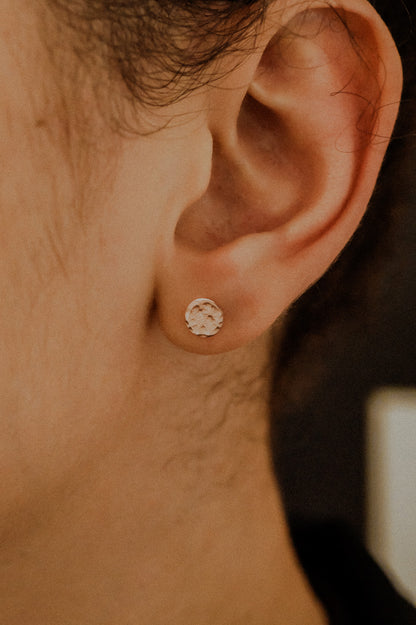 Dot Stud Earrings, Gold Fill, Rose Gold Fill or Sterling Silver