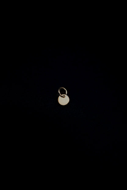 Extra Tiny Circle Ring or Huggie Charm