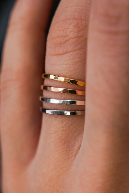 Thick Ring, 14K Rose Gold Fill