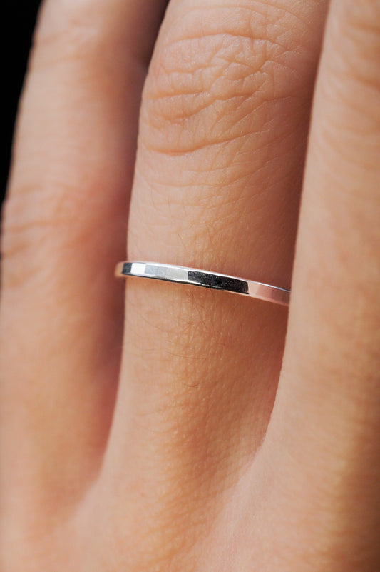Thick Ring, Sterling Silver