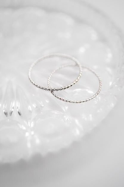 Twist Ring, Sterling Silver