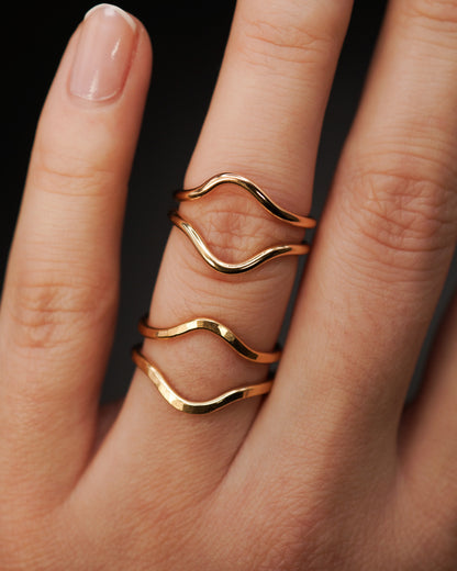 Teardrop Ring, Sterling Silver