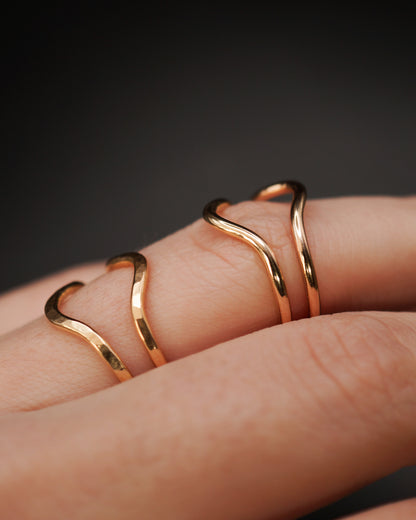 Teardrop Ring, Sterling Silver