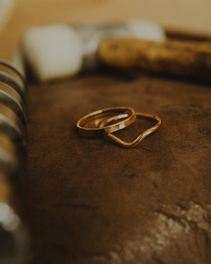 Teardrop Ring, Sterling Silver