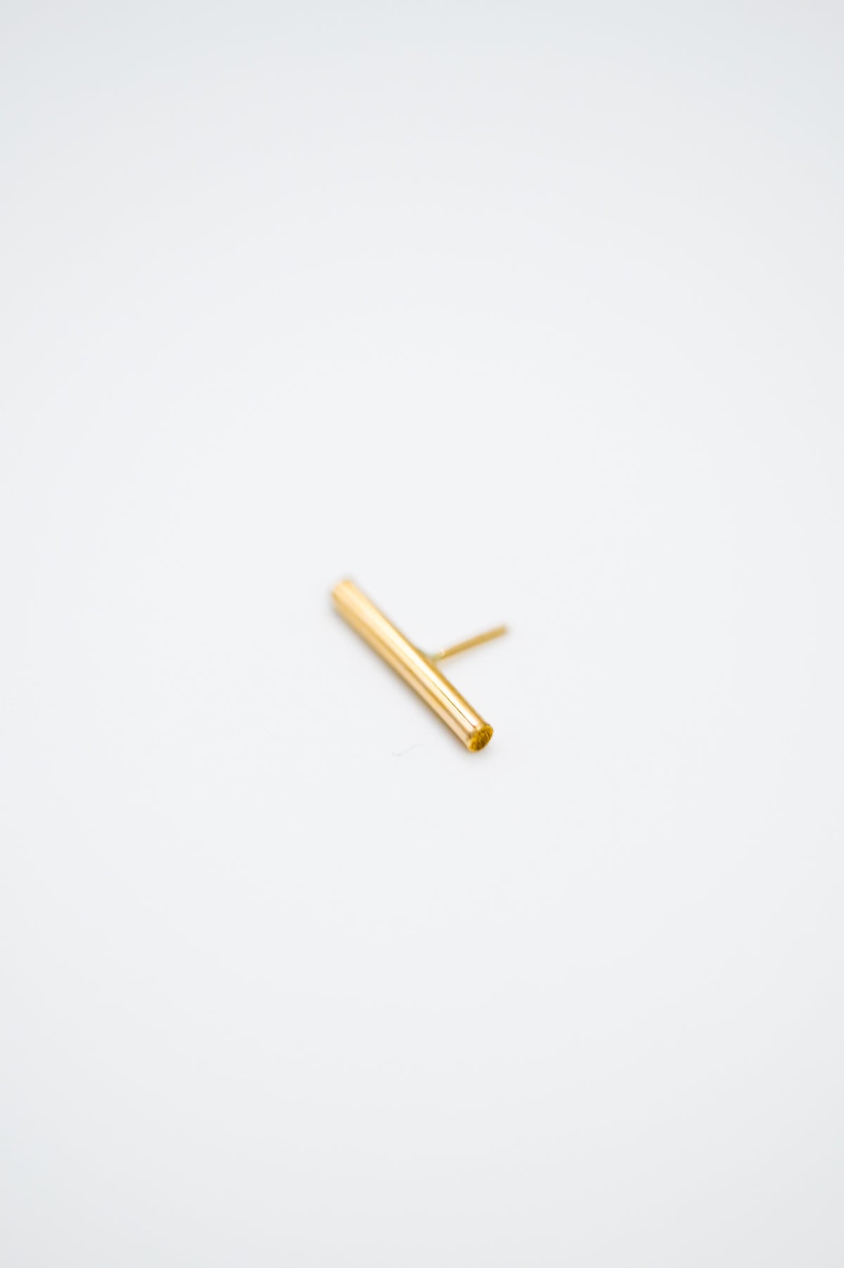 Mini Bar Flat Back Stud Earring