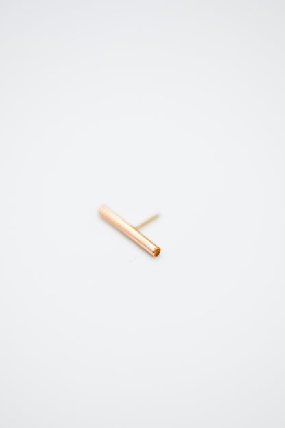 Mini Bar Flat Back Stud Earring