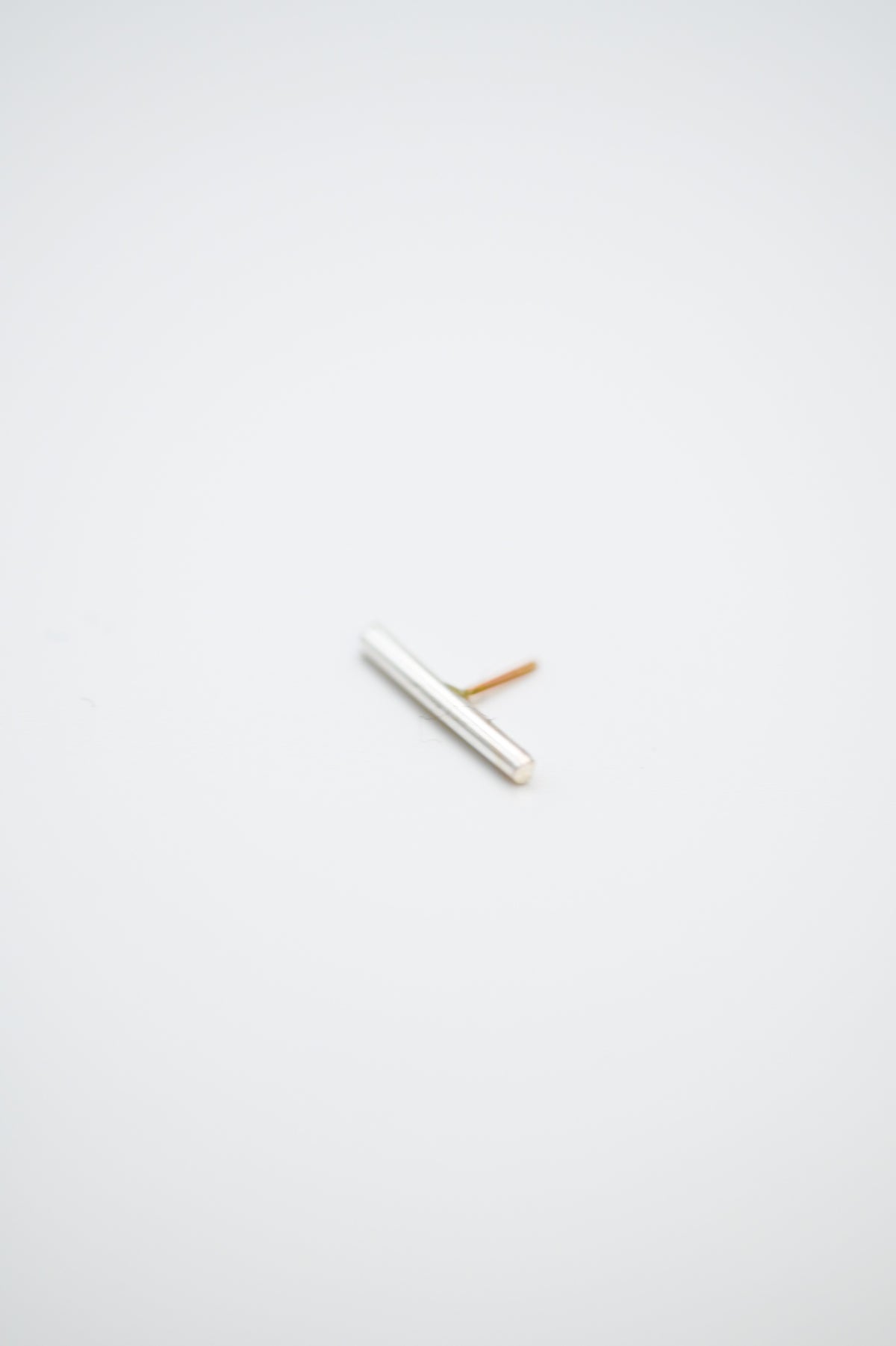 Mini Bar Flat Back Stud Earring