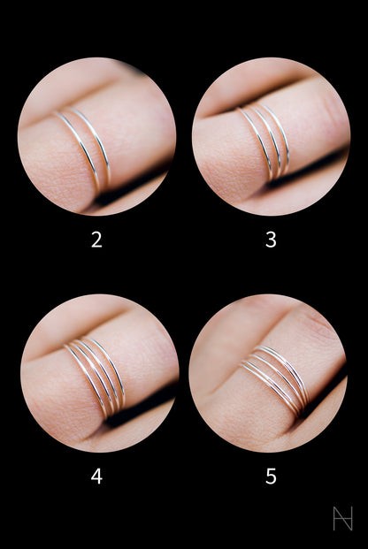 Ultra Thin Ring, Sterling Silver