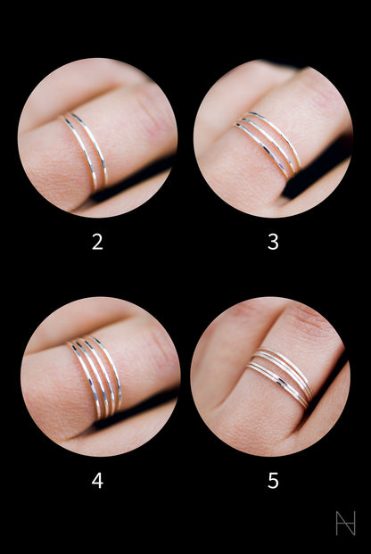 Ultra Thin Ring, Sterling Silver