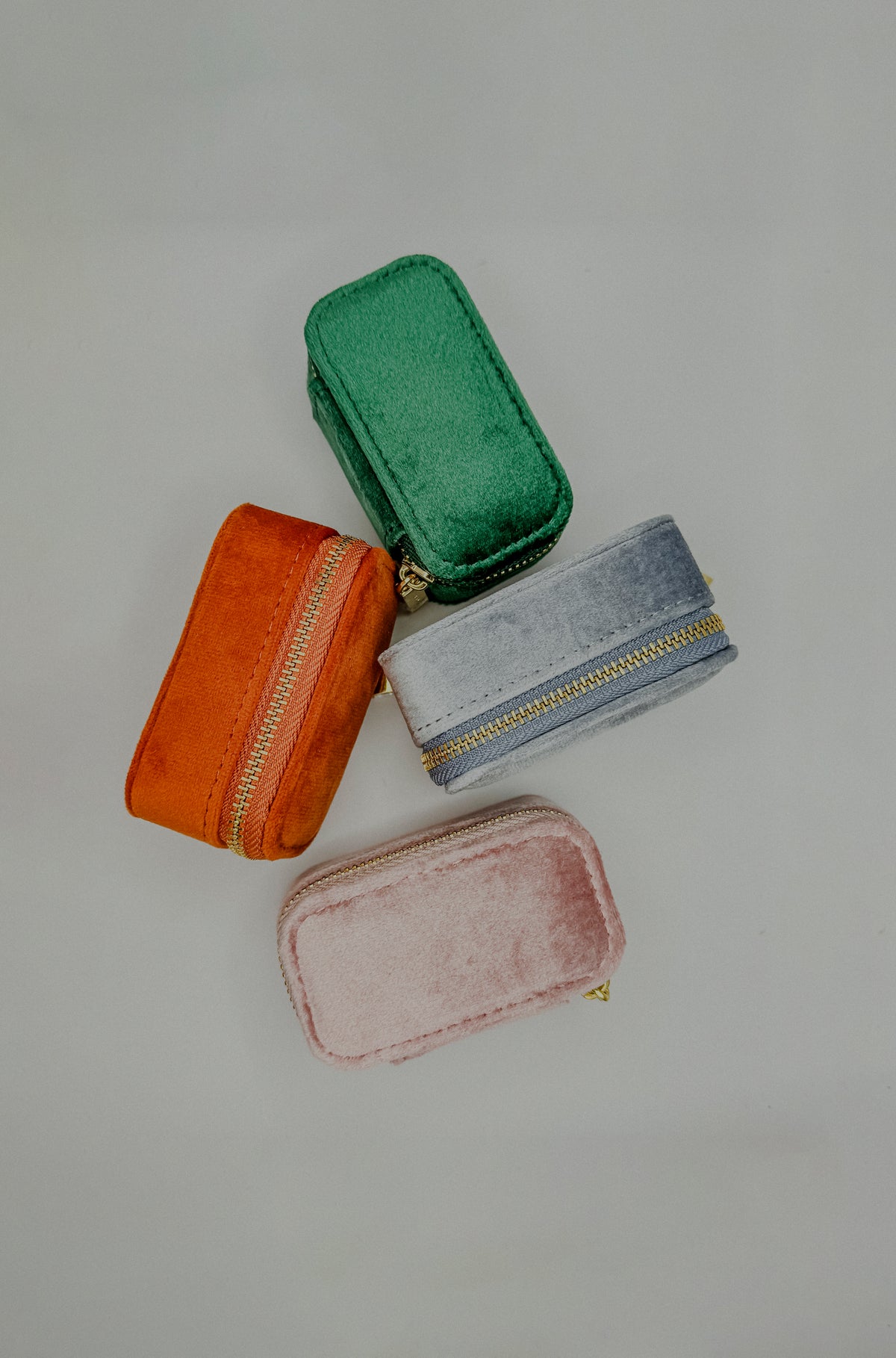 Mini Zipper Jewelry Travel Case