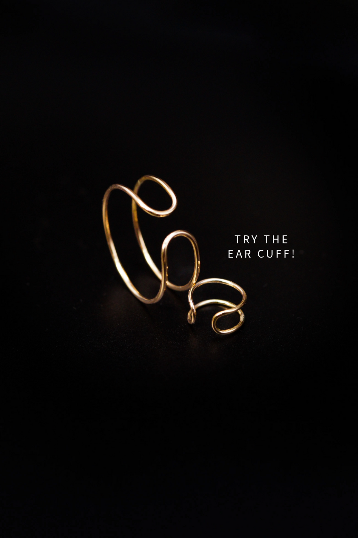 Stadium Cuff Ring, 14K Gold Fill